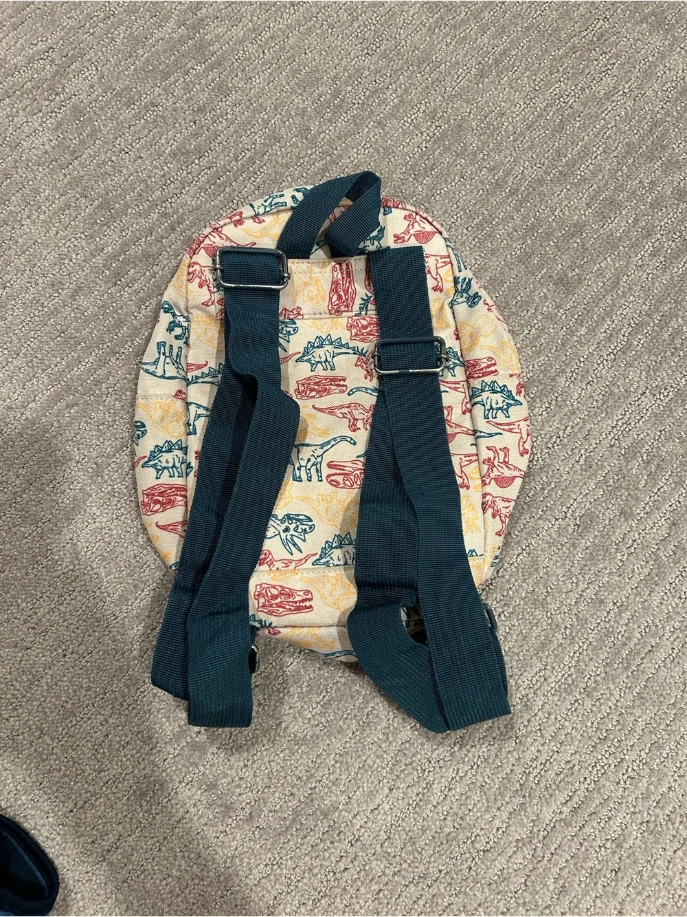 Cat & Jack Dinosaur Canvas Sling Bag - Blue, Red, Yellow